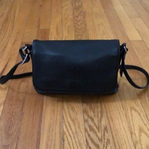 Coach Leather Hudson Flap Shoulder Bag